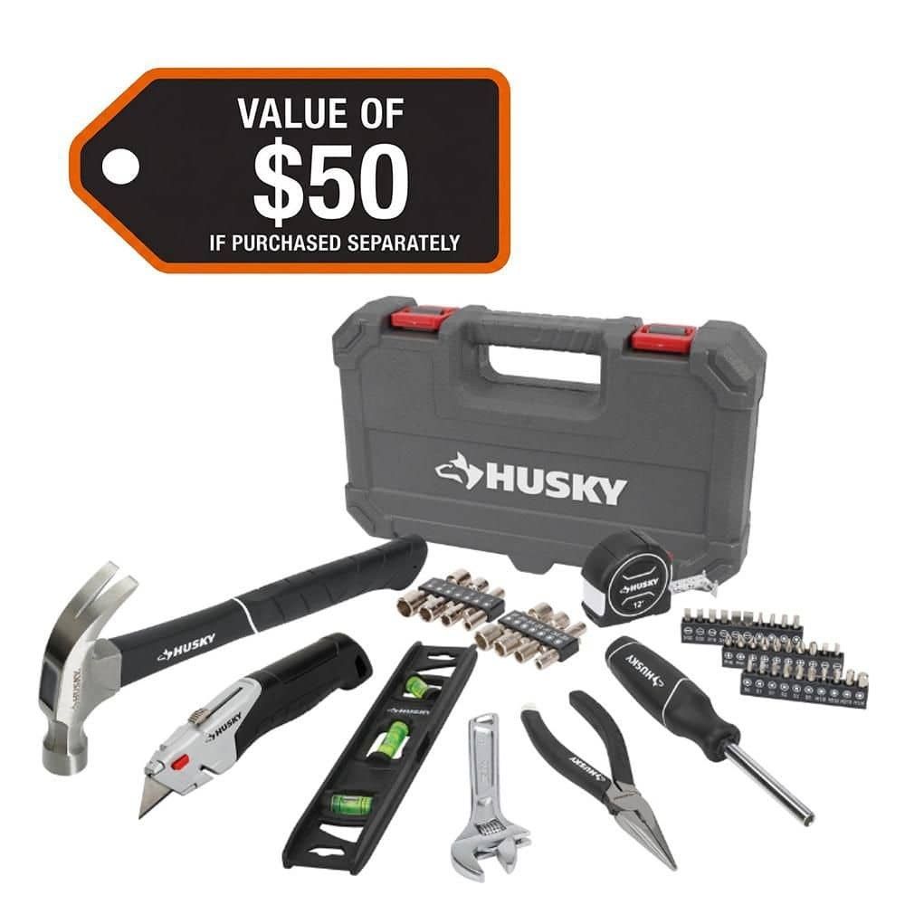 Husky 52-piece tool kit